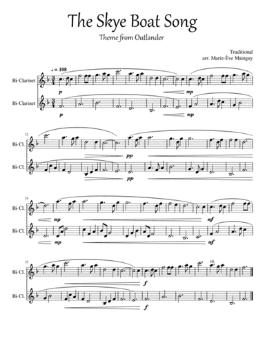 The Skye Boat Song (arr. Marie-Ève Mainguy)