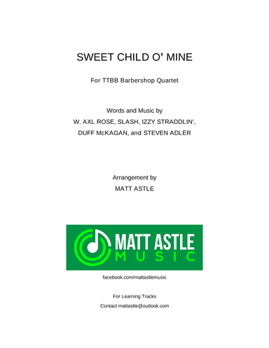 Sweet Child O' Mine (arr. Matt Astle)