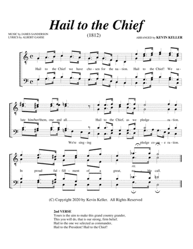 Hail to the Chief (President) (arr. Kevin Keller)
