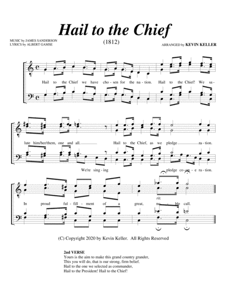 Hail to the Chief (President) (arr. Kevin Keller)