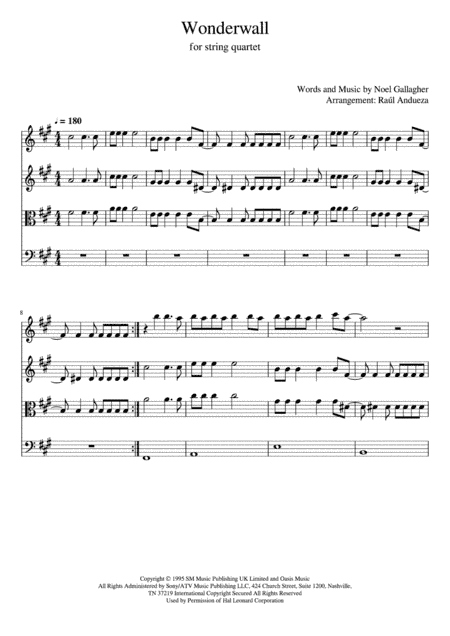 Wonderwall (arr. Raúl Andueza Blanco)