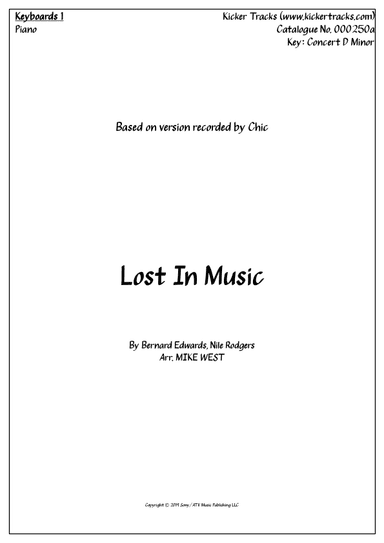 Lost In Music (arr. Michael Storeton-West)