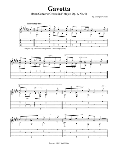 Gavotta (from Concerto Grosso in F Major, Op. 6, No. 9) (arr. Mark Phillips)