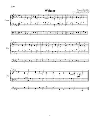 Weimar - This is Our Accepted time - Alternate Harmonization