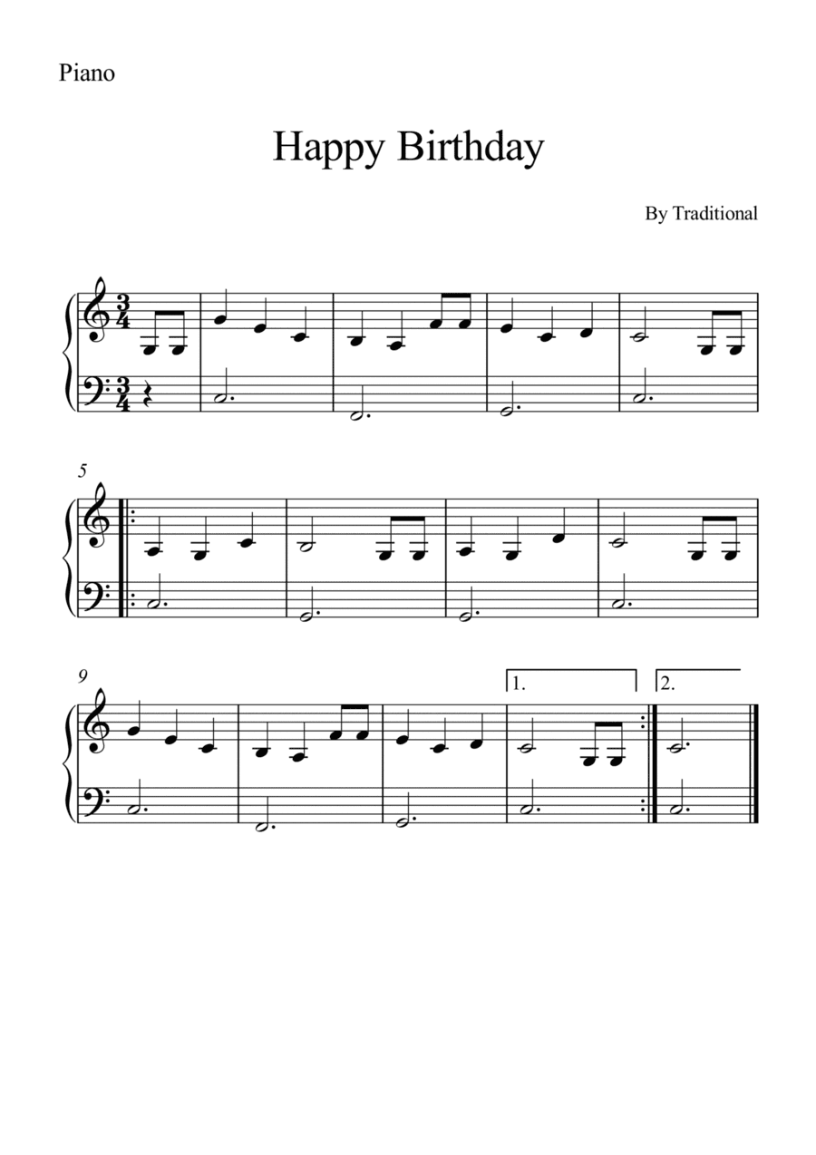 Happy Birthday (arr. Wesley S. SIlva)