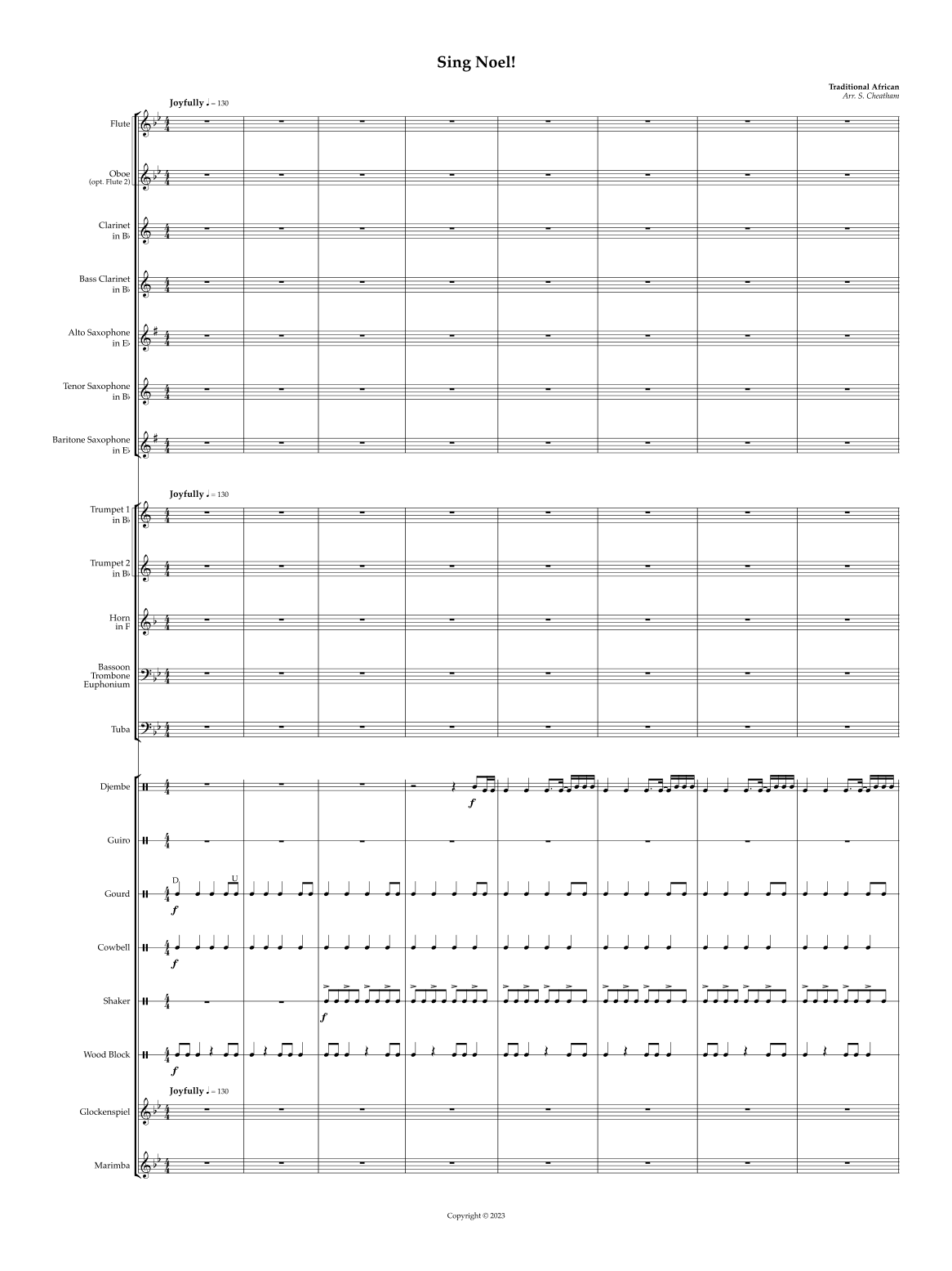 Sing Noel! (arr. Steven Cheatham)