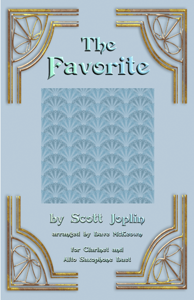 The Favorite, Two-Step Ragtime for Clarinet and Alto Saxophone Duet (arr. David McKeown)