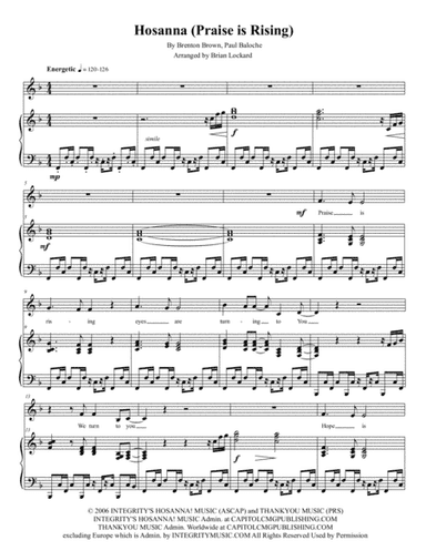 Hosanna (praise Is Rising) (arr. Brian Lockard)