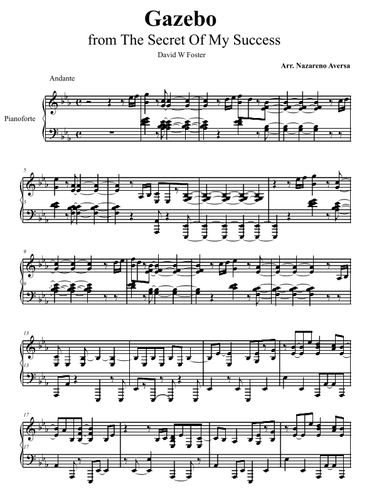 Gazebo (arr. Nazareno Aversa)