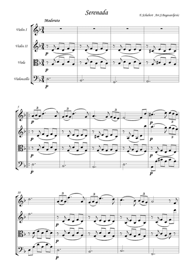 Serenada (arr. Jovan Bogosavljevic)
