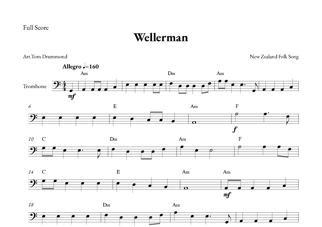 Wellerman (arr. Tom Drummond)