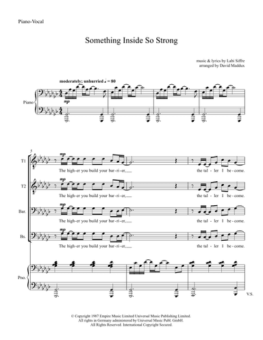 (something Inside) So Strong (arr. David Maddux)