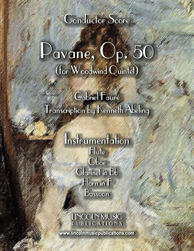 Faure - Pavane, Op. 50 (for Woodwind Quintet) (arr. Kenneth Abeling)