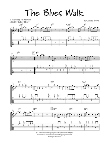 The Blues Walk (arr. edited by Dr. LeRoy Henry)