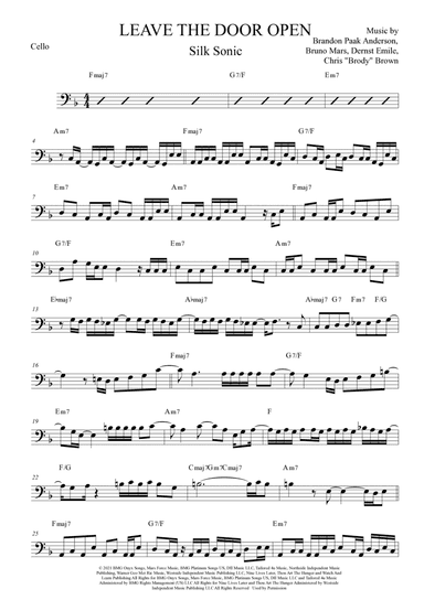 Leave The Door Open (arr. Anderson Quevedo)