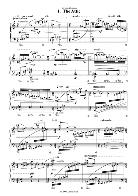 "The Attic" - for Solo Piano [from the piano cycle "The Old Photo Box" ]