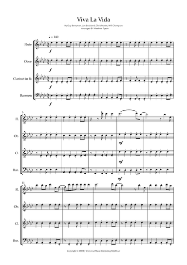 Viva La Vida (arr. Matthew pyeon)