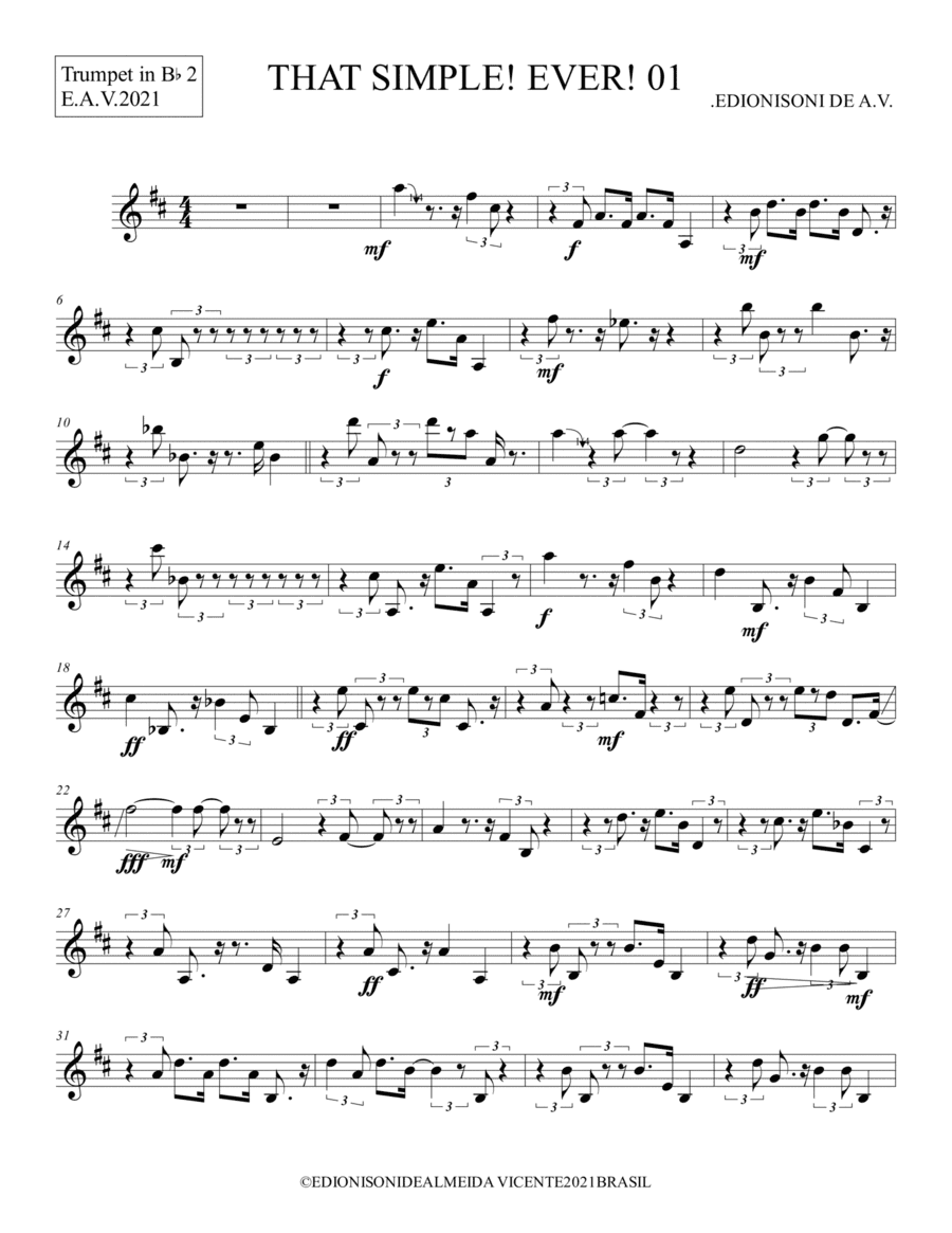 THAT SIMPLE! EVER! 01 - Trumpet in Bb 2