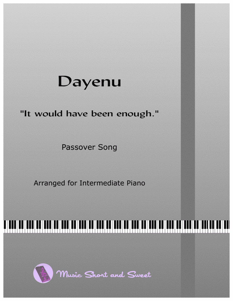 Dayenu - Passover Song (arr. Judith L. Maggs)