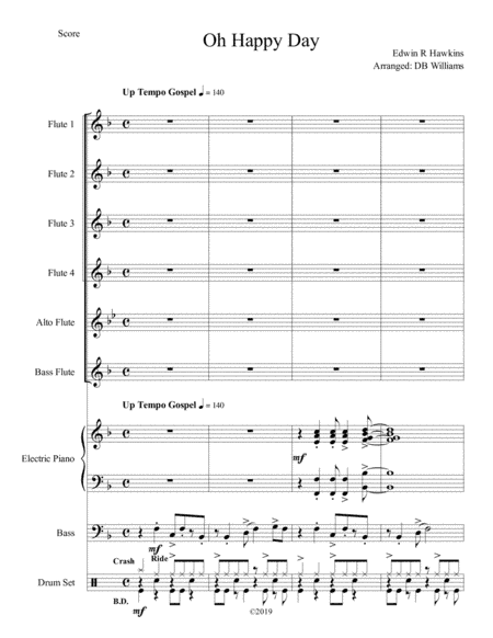 Oh Happy Day (arr. DB Williams)