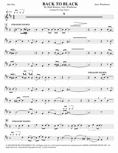 Back To Black (arr. Jorge Juárez)