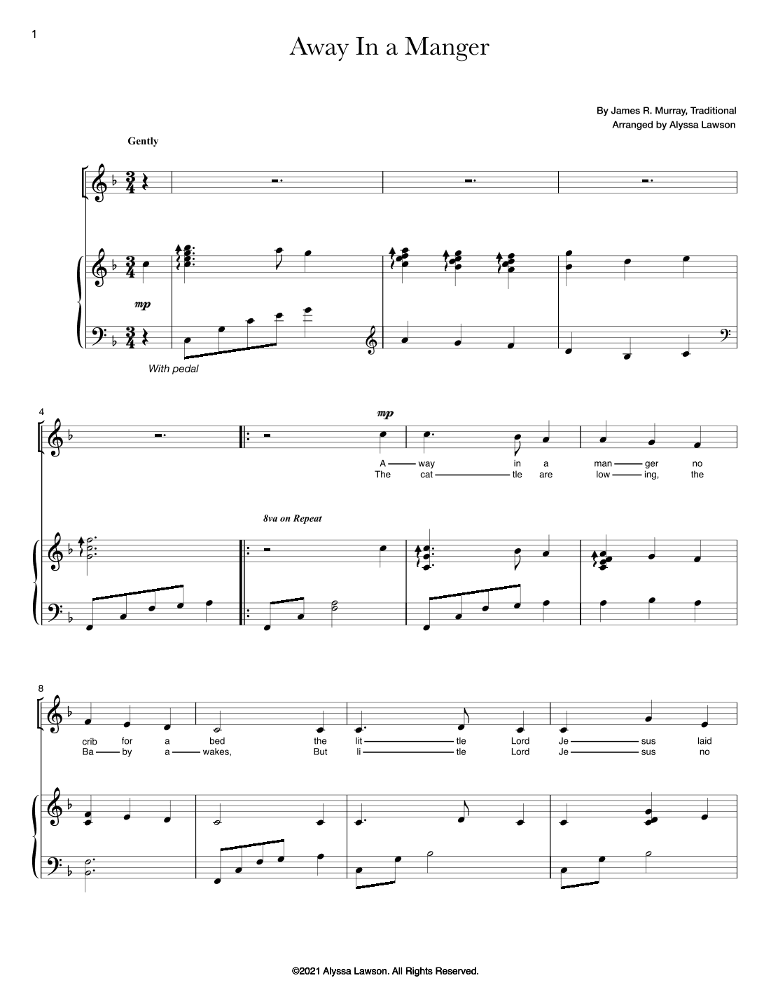 Away In a Manger (arr. Alyssa Lawson)