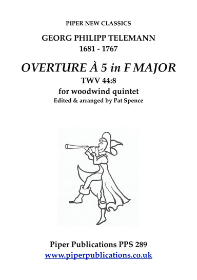 TELEMANN: OVERTURE À 5 in F MAJOR (arr. Pat Spence)