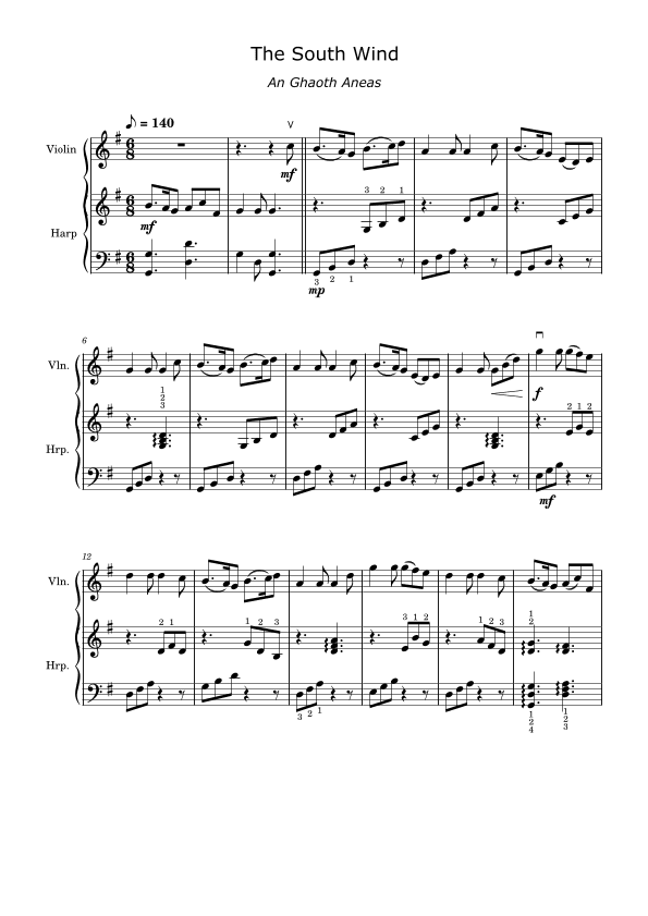 The Southwind (arr. Harpoline)