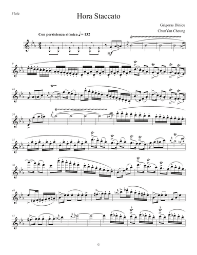 Hora Staccato (arr. ChunYan Cheung)