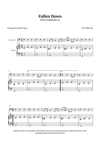 Fallen Down (arr. André Nusa)