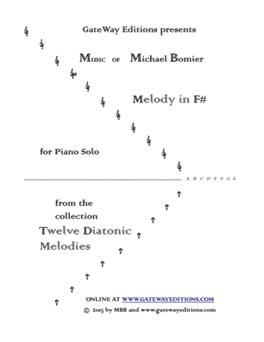 Melody in F# from 12 Diatonic Melodies