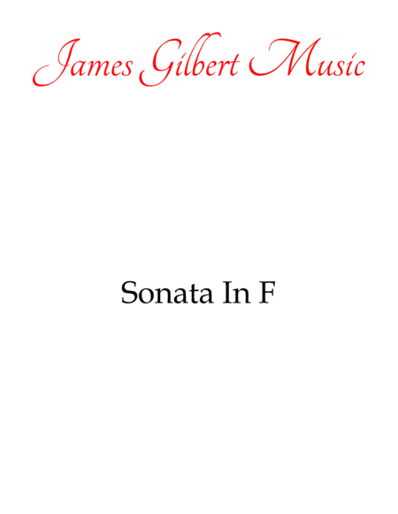 Sonata in F Major (K. 533, 494) (arr. James Gilbert Music)