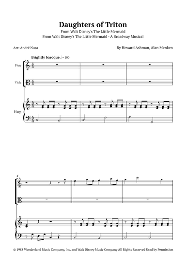 Daughters Of Triton (arr. André Nusa)