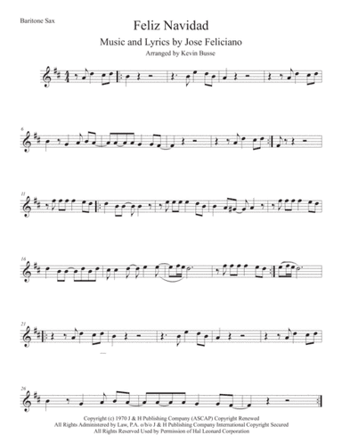 Feliz Navidad (arr. Kevin Busse)