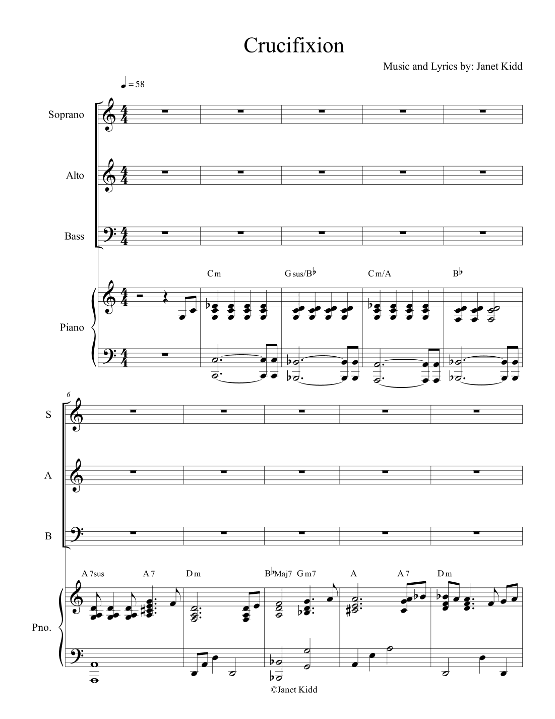 Crucifixion - from Easter Vigil Cantata