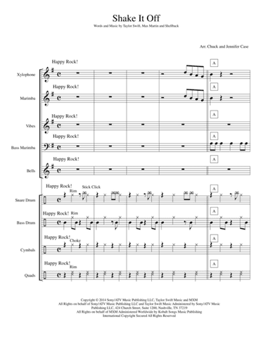 Shake It Off (arr. Chuck and Jennifer Case)