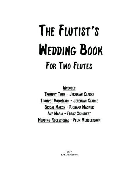 The Flute and Clarinet Wedding Book (arr. Jeremy Corcoran)