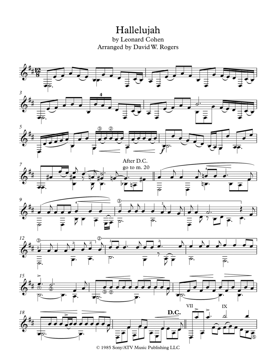 Hallelujah (arr. David W. Rogers)