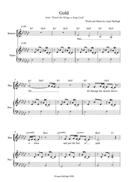 Gold (from "Watch the Wings: a Song Cycle")