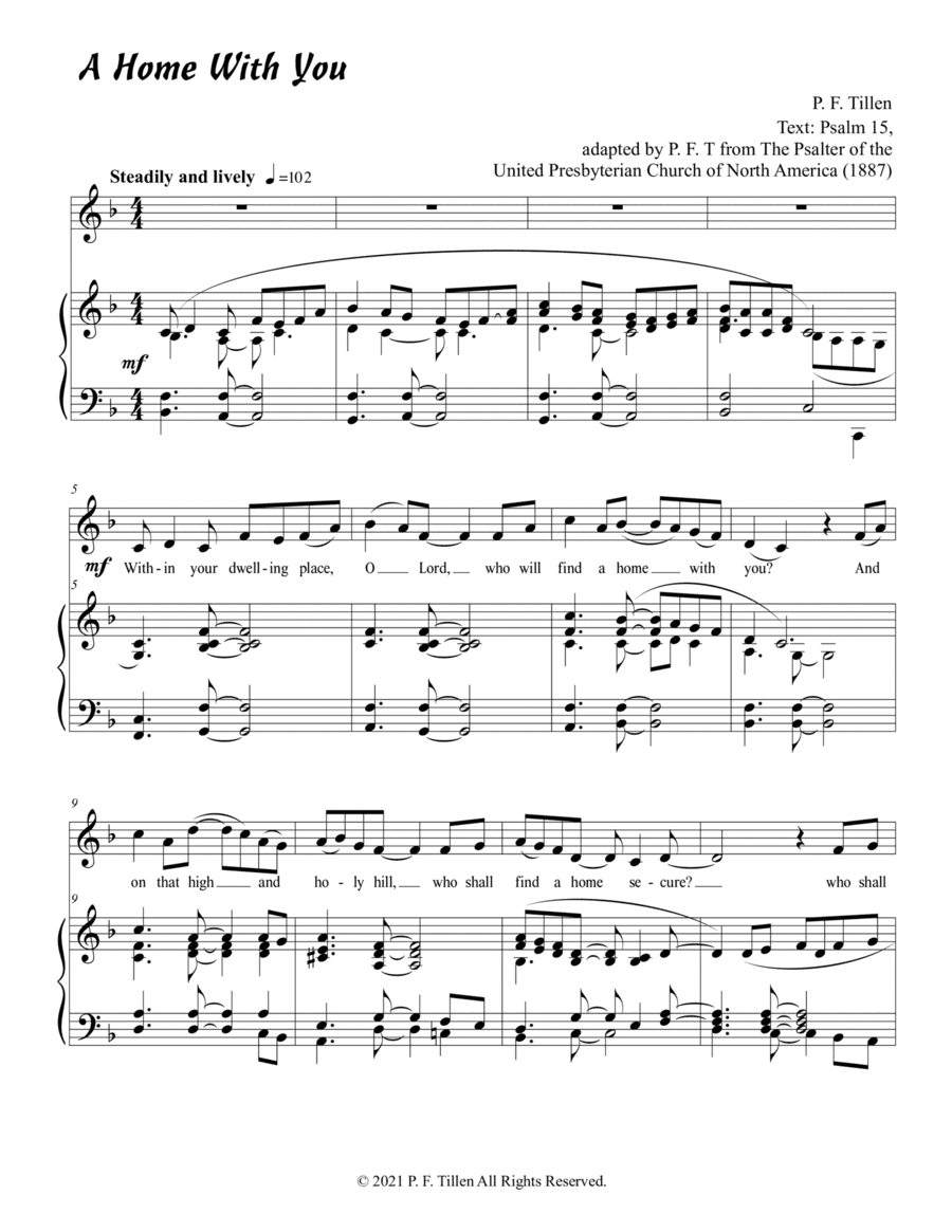 A Home With You (Psalm 15)