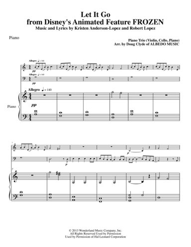 Let It Go (from Frozen) (arr. Doug Clyde)