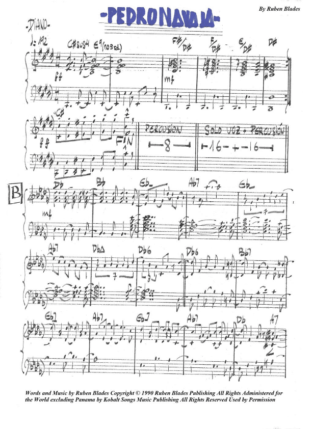 Pedro Navaja (arr. juan carlos esteve / Gran Coda)