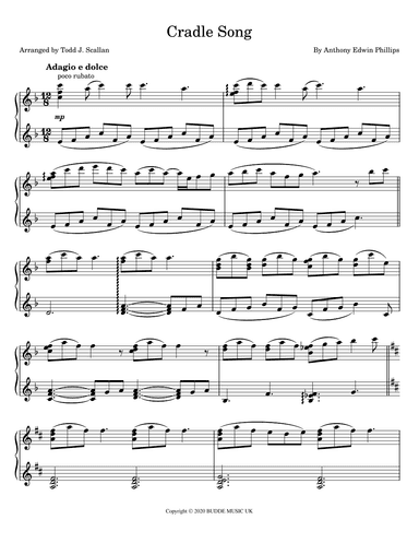 Cradle Song (arr. Todd J. Scallan)
