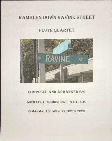 Ramblen Down Ravine St Flute Quartet