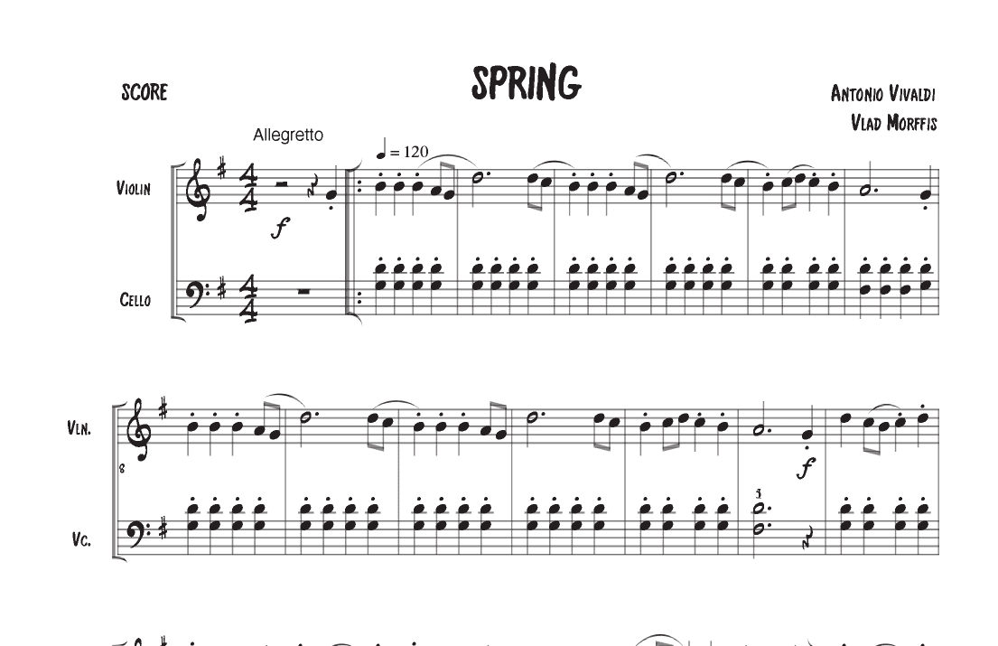 Spring (arr. Vlad Morffis)