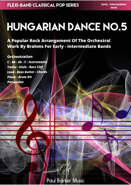 Hungarian Dance No: 5 (Flexible Instrumentation) (arr. Paul Barker)