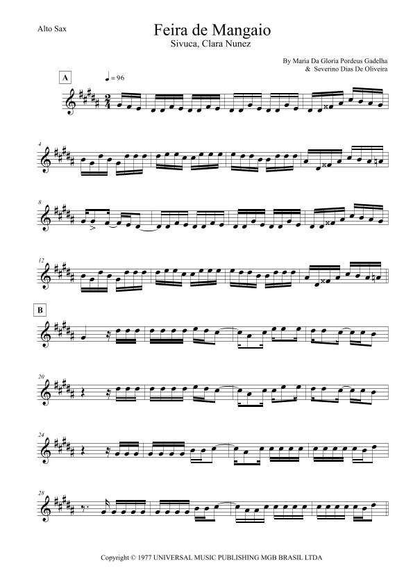 Feira De Mangaio (arr. Leo Silva)