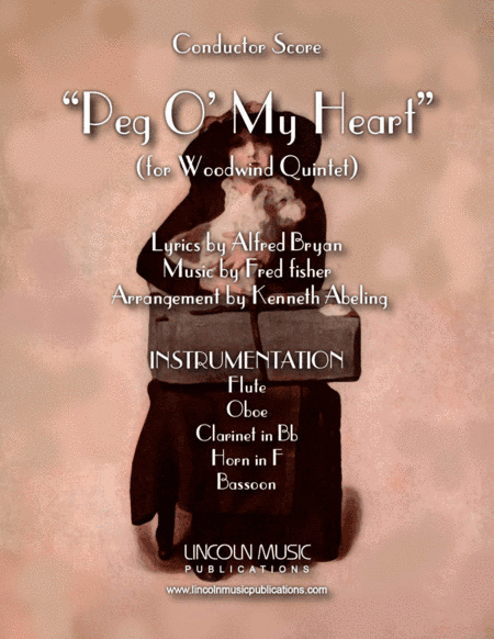 Peg O My Heart (for Woodwind Quintet) (arr. Kenneth Abeling)