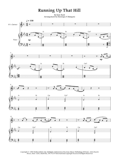 Running Up That Hill (arr. Henrique F Mangoni)