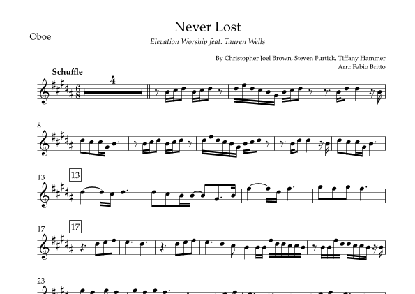 Never Lost (arr. Fabio Britto)